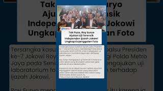 Download Lagu Tetap Jadi Tersangka Usai Gelar Perkara Khusus, Kini Roy Suryo Ajukan Uji Forensik Ijazah Jokowi MP3