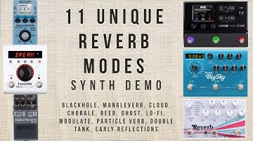 11 Unique Reverbs (Synth Demo) - BlackHole, Cloud, Chorale, Beer, Ghost, Lo-Fi, Particle, and more