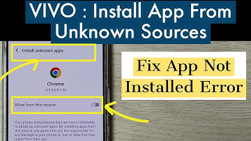 Vivo | Enable or disable Install Unknown Apps Permission | Enable Unknown Sources on Vivo Android