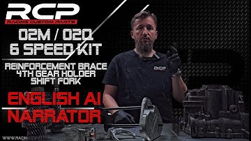 02M 02Q 6Speed Manual Audi VW  Gearbox Reinforcement 4th gear holder shift fork RCP English