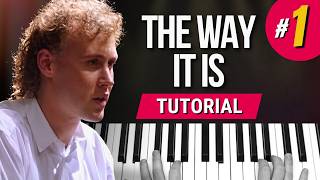 The Way It Is (Part 1/4) – Bruce Hornsby and the Range | 🎹Piano Tutorial   Sheet Music