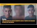 Trio acusado de envolvimento com o tráfico de drogas é preso