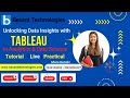 Tableau Training Kickstart | Introduction to Data Visualization | Besant Technologies