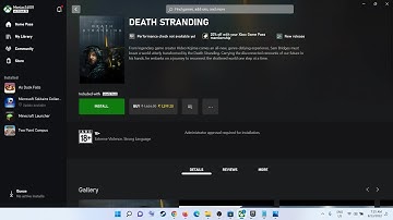 Fix Death Stranding Not Launching Error Failed To Get Save Data Path Error 0x8083000f On Xbox App PC