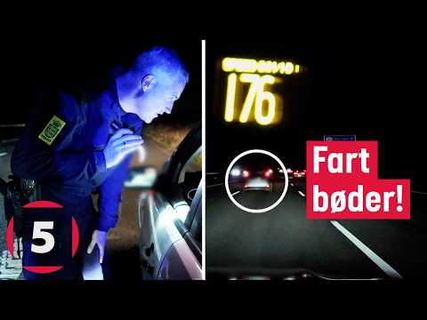 Kasper griber ind mod fart og mobilbrug i trafikken | Politijagt | Kanal 5 Danmark