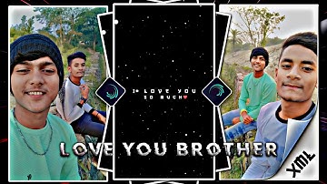 YES BROTHER💝 NEW TRENDING INSTAGRAM 🔰💖 ALIGHT MOTION XML 💫💖 FRIENDS XML 🎟️💖 @Your_Monojit #xml