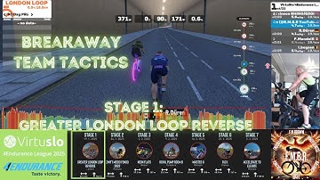 Zwift Racing - Virtuslo 4Endurance League 2025 Stage 1 - Greater London Loop Reverse