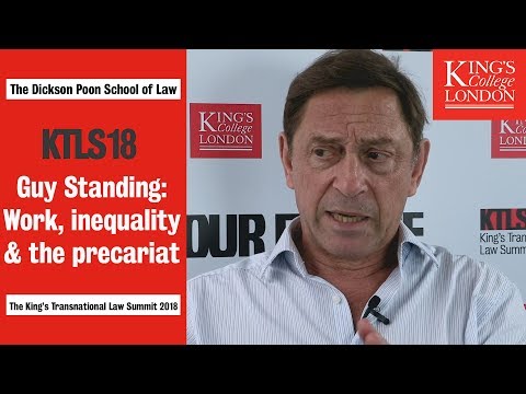 KTLS18: Guy Standing on Work, Inequality & the Precariat