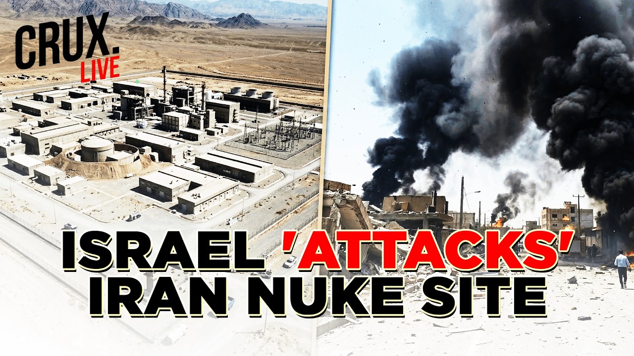 LIVE | Massive Explosions Near Isfahan Nuclear Complex As US -Israel Jets Bomb Iran