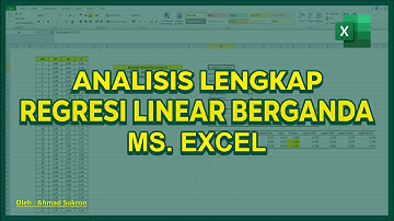 EXCEL Regression Tutorial ➡️ Multiple Linear Regression Analysis with Excel ‼️