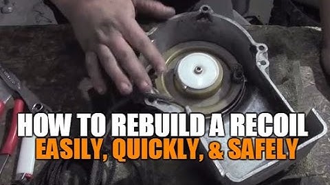 How to Rebuild a Snowmobile Recoil
