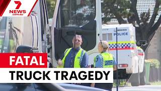 Full Man charged over fatal rubbish truck tragedy | 7NEWS Update