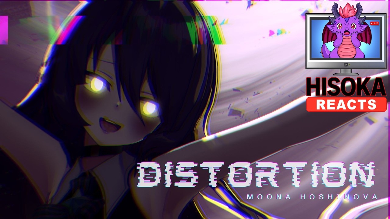 Dragon VTuber Reacts to Distortion by Moona Hoshinova