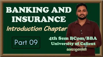 Types of Banks Part 6 | Banking and Insurance | Calicut University | Malayalam | Bcom/ BBA | Part 9