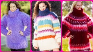 Best Mohair sweaters/ Icelandic sweaters/hand knitted sweaters designs for women