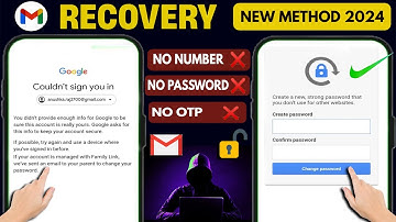 How to Recover Gmail Account without Phone Number and Recovery Email 2025 || Gmail Account Recovery
