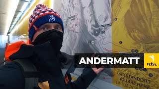 Andermatt – skiing in Switzerland in the pandemic (English subtitles)