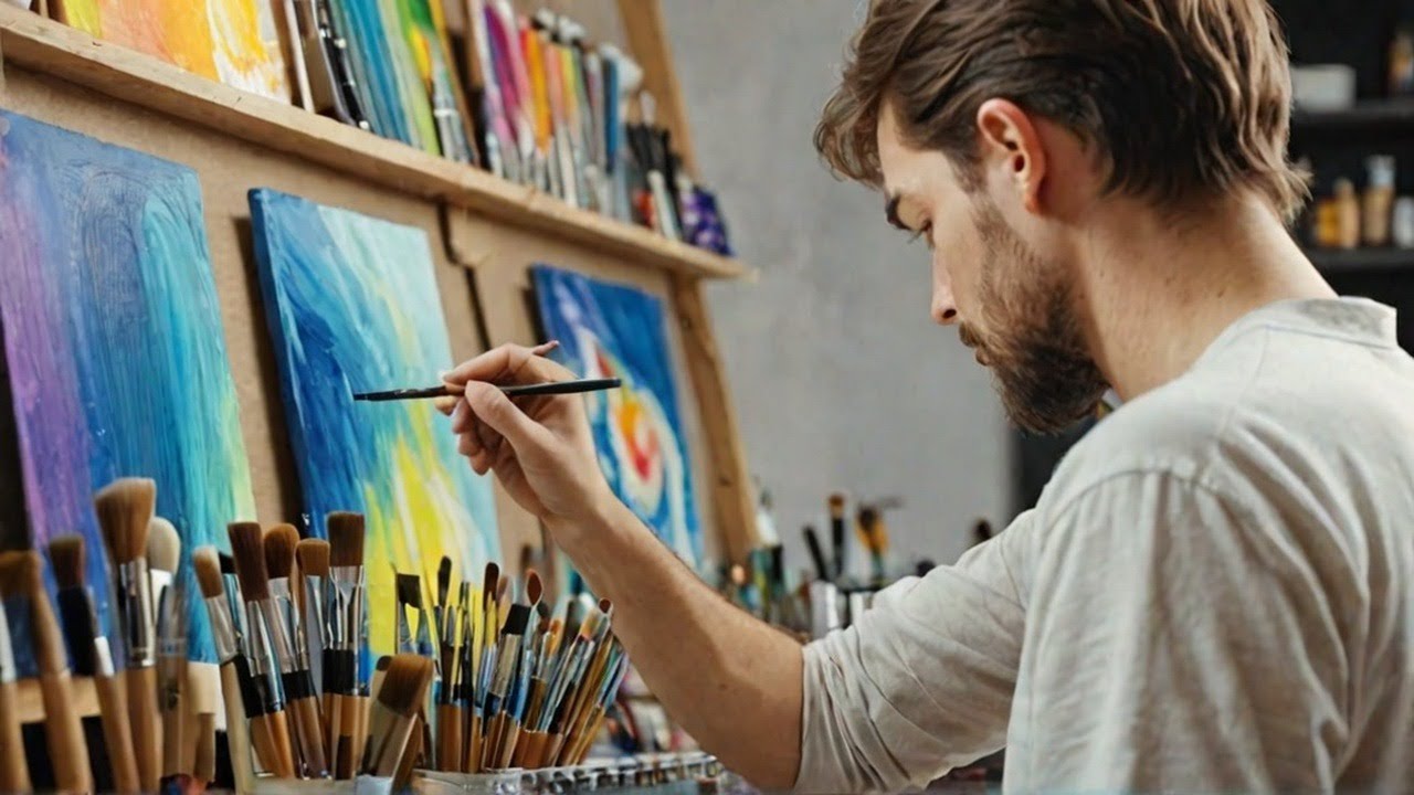 Making ART like a PRO! (12 words) - YouTube