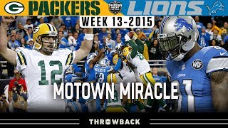 'Miracle in Motown' (Packers vs. Lions 2015, Week 13)