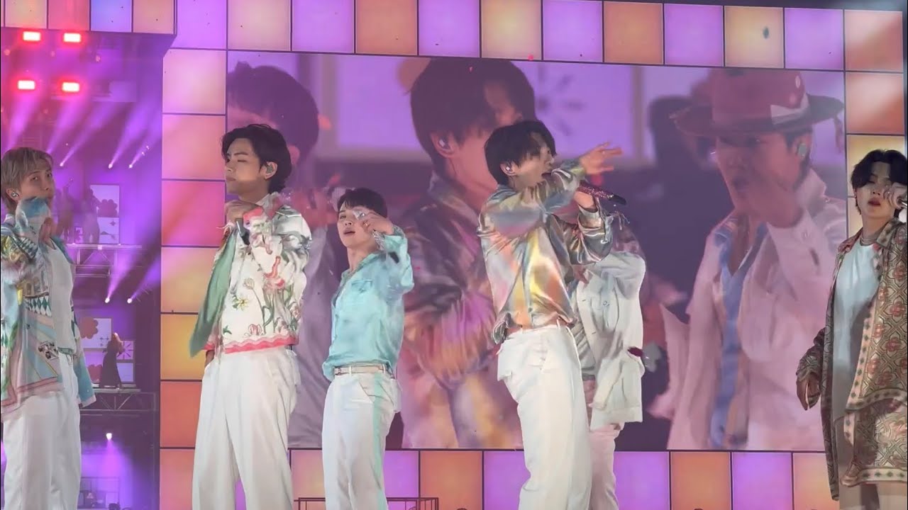 Fancam 220416 Butter BTS Permission to Dance PTD On Stage Las Vegas