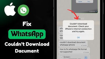 How To Fix WhatsApp Couldn