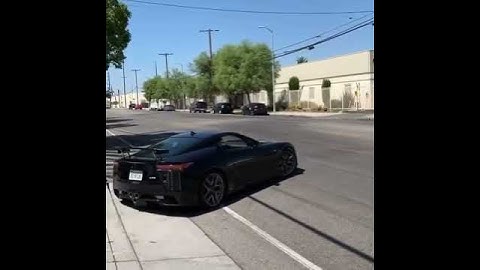 Lexus LFA V10 Exhaust Amazing Sound!!