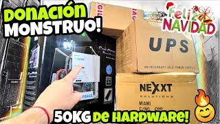 MONSTER DONATION! 50KG IN PC COMPONENTS !!!