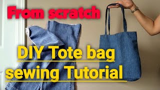 DIY TOTE BAG SEWING TUTORIAL by Quirina Schmidt 628 views 2 years ago 13 minutes, 33 seconds