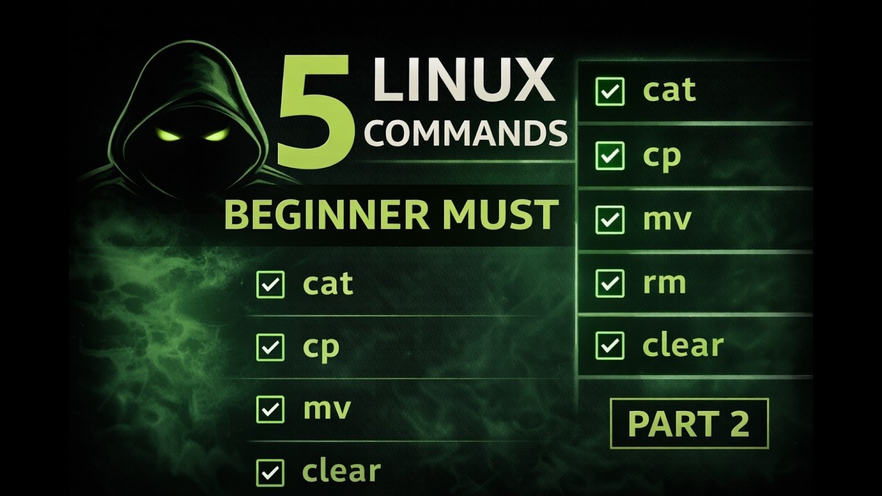 5 Linux Commands Every Beginner Must Know | Linux Basics in Hindi (Part ...