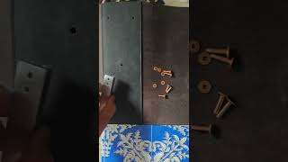 Mini Sling Bag Base Rivet Installation | Handmade Leather Craft Myanmar 🔩
