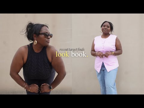 LOOK BOOK ♥ 6 outfit ideas feat. Target | midsize friendly | XL & Size 16-18 | JASMINE KATRINA
