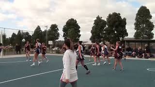 RDFL Netball Melton Central v Riddlles Creek CORRECT ORDER