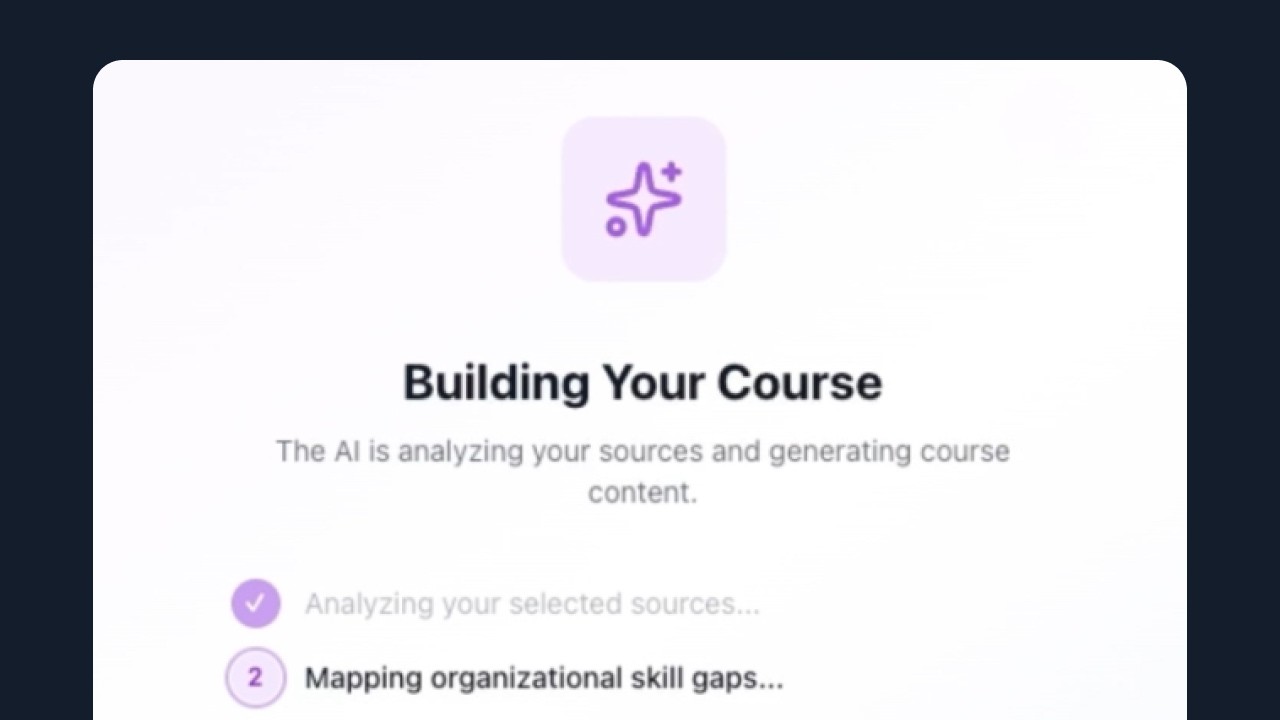 UpKeep Learn: AI Course Generation