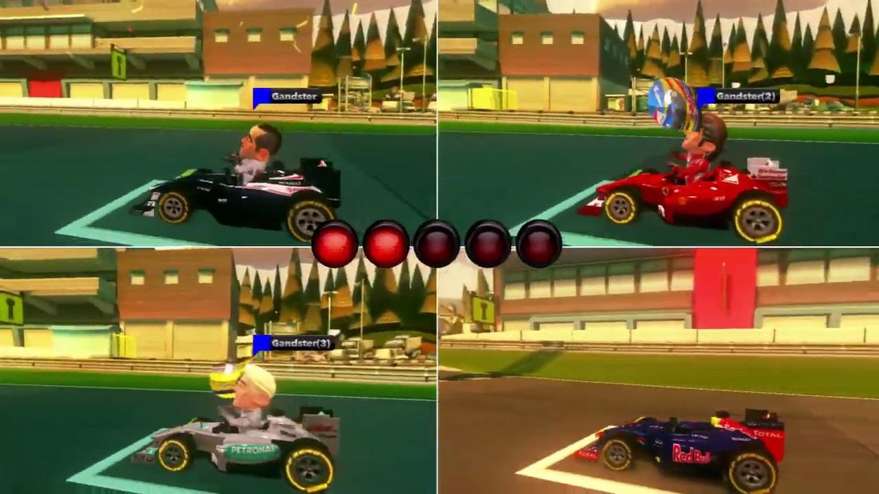 F1 Race Stars: Split-Screen Multiplayer Gameplay - Belgium (9)