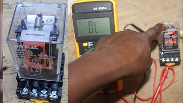  Electromagnetic relay//pin identification &working.