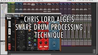 Chris Lord-Alge - Snare Drum Mixing Tutorial Using Slate Digital's VMR chords