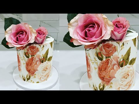Zebra Print Cake Wrap
