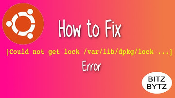 How to Fix Could not get lock /var/lib/dpkg/lock’ Error in Ubuntu OS