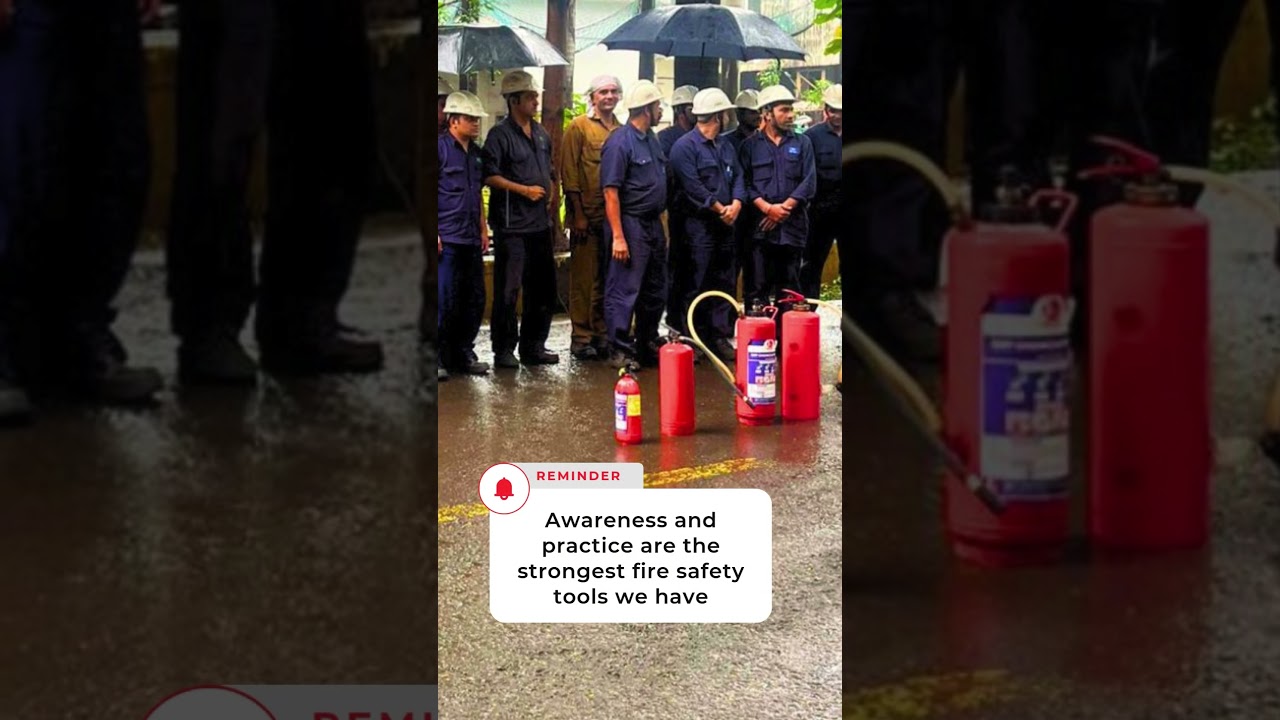 A glimpse of our recent Fire and Life Safety Training programme 