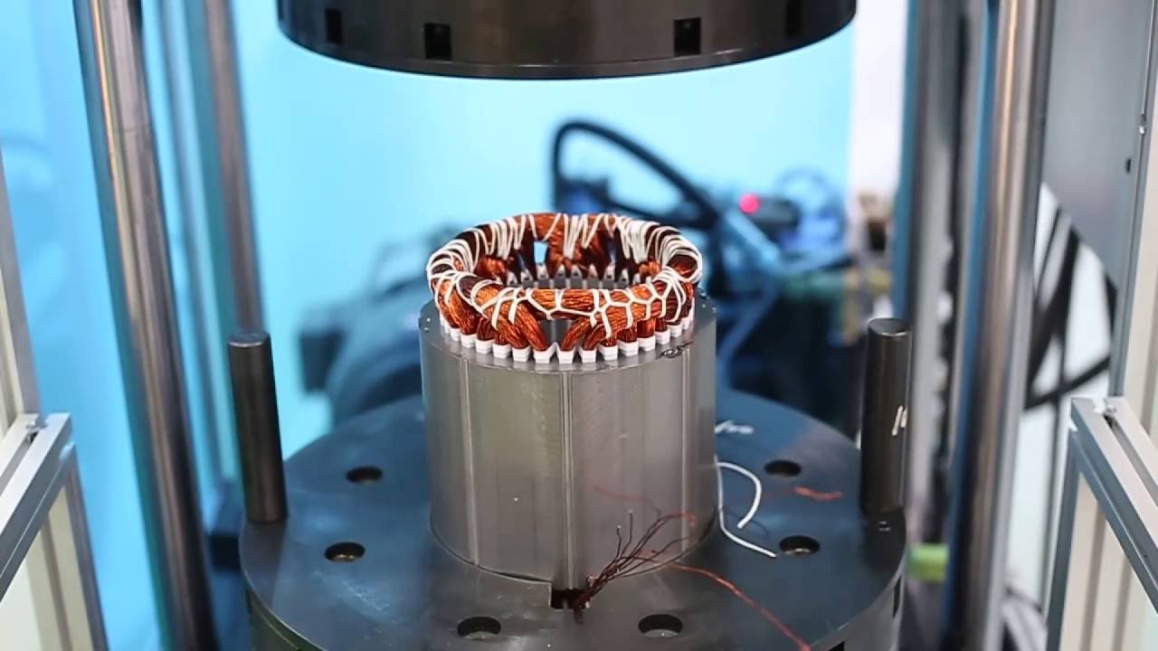 Three phase motor stator coil  final forming machine