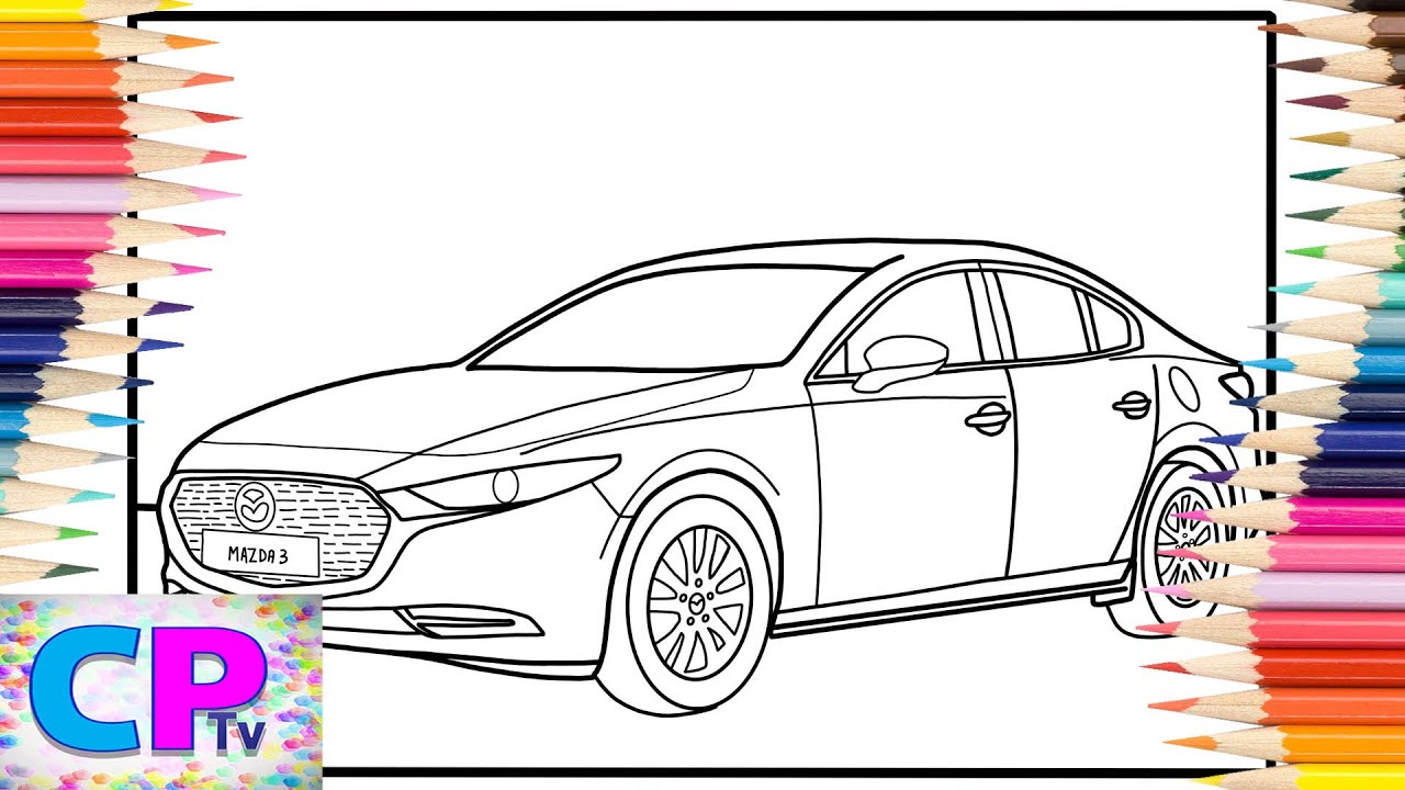 Mazda 3 Sedan 2024/Mazda on IPad Pro/Coloring of Cars/Spektrem/Shine [NCS Release]