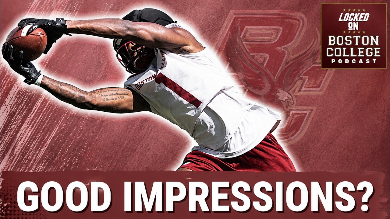 LIVE: Boston College Football Holds FIrst Practice, What Stood Out?