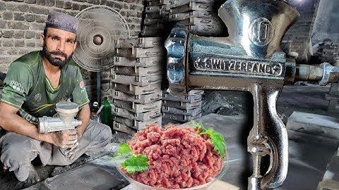 Incredible Process of Making meat mincer Machine