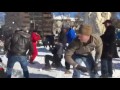 Massive Snowball Fight Breaks out in DC (1 of 2)