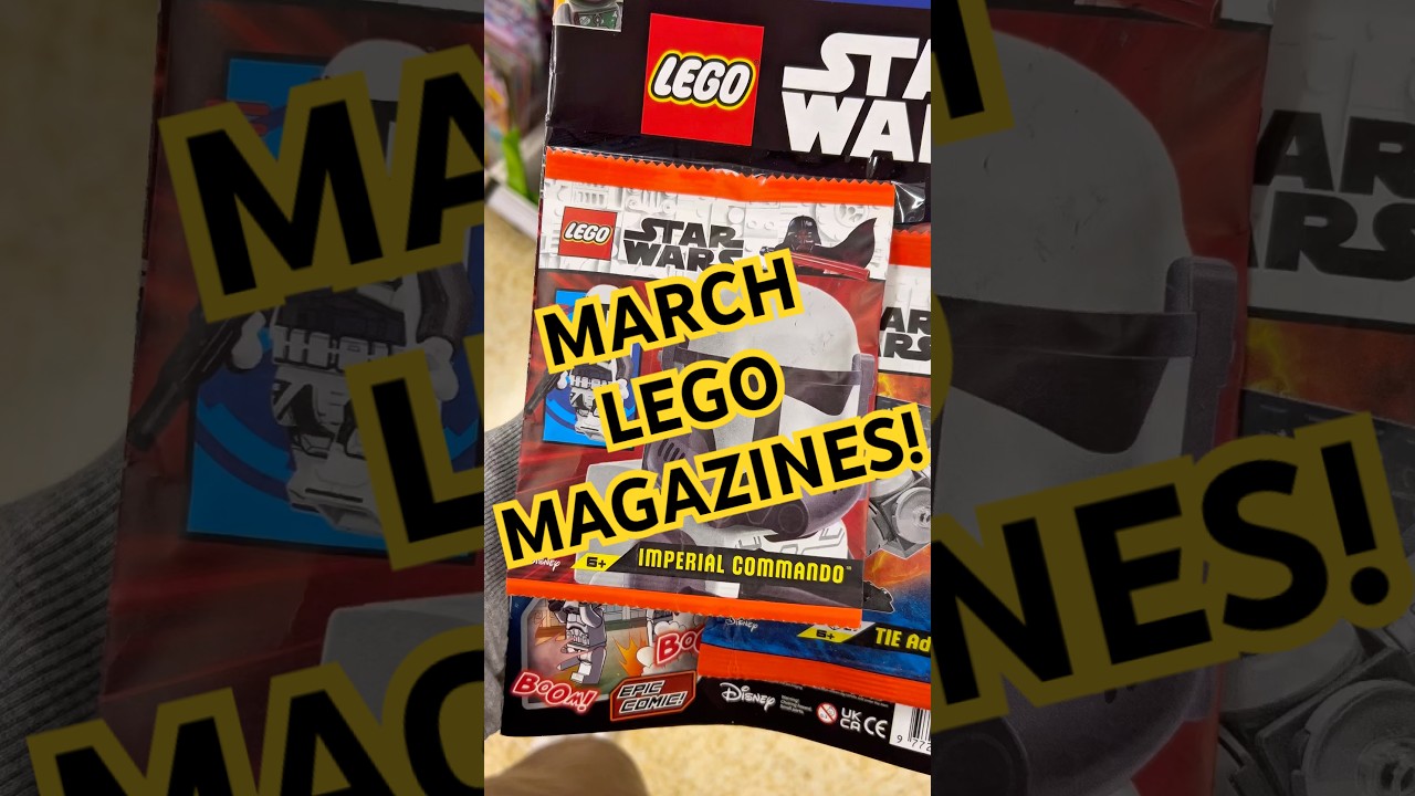 March LEGO magazines are here! —minifigs, mini-builds, and some sneak peeks 👀
