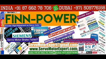 FinnPower Finn Power Siemens Rotary encoder Adjustment,Servo Motor Faulty,encoder adjustment