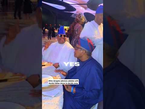 So Aliko Dangote Can Dance Very Well Watch Till The End To See The Dance Step Alikodangote Davido 