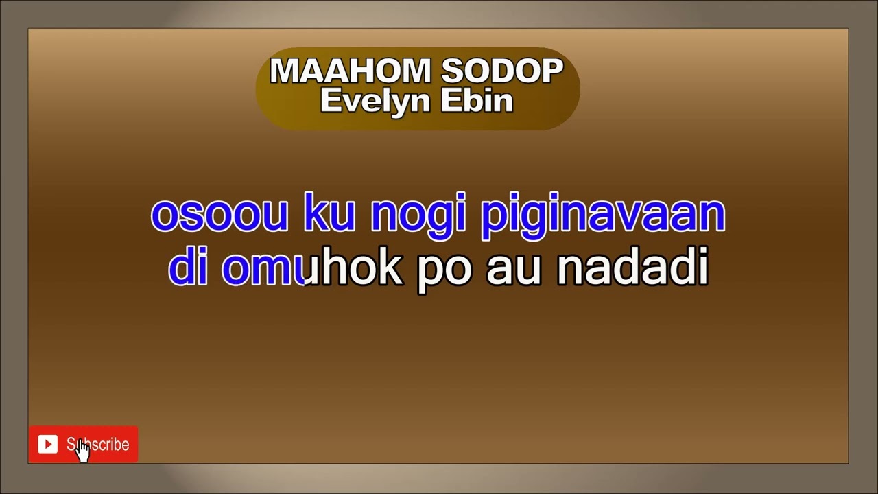 MAAHOM SODOP Evelyn Ebin #evelynebin #maahomsodop