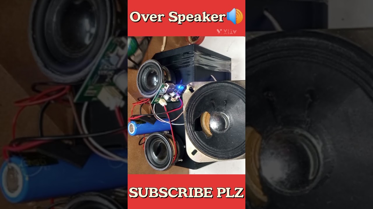 DIY Bluetooth amplifier 3x speaker sound test 