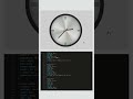 Clock using only HTML CSS 🔥#cssclock#htmlcss #coding #shortvideo #shorts #youtubeshorts